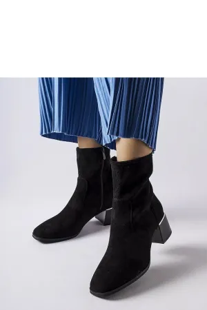 Elegant black eco leather boots