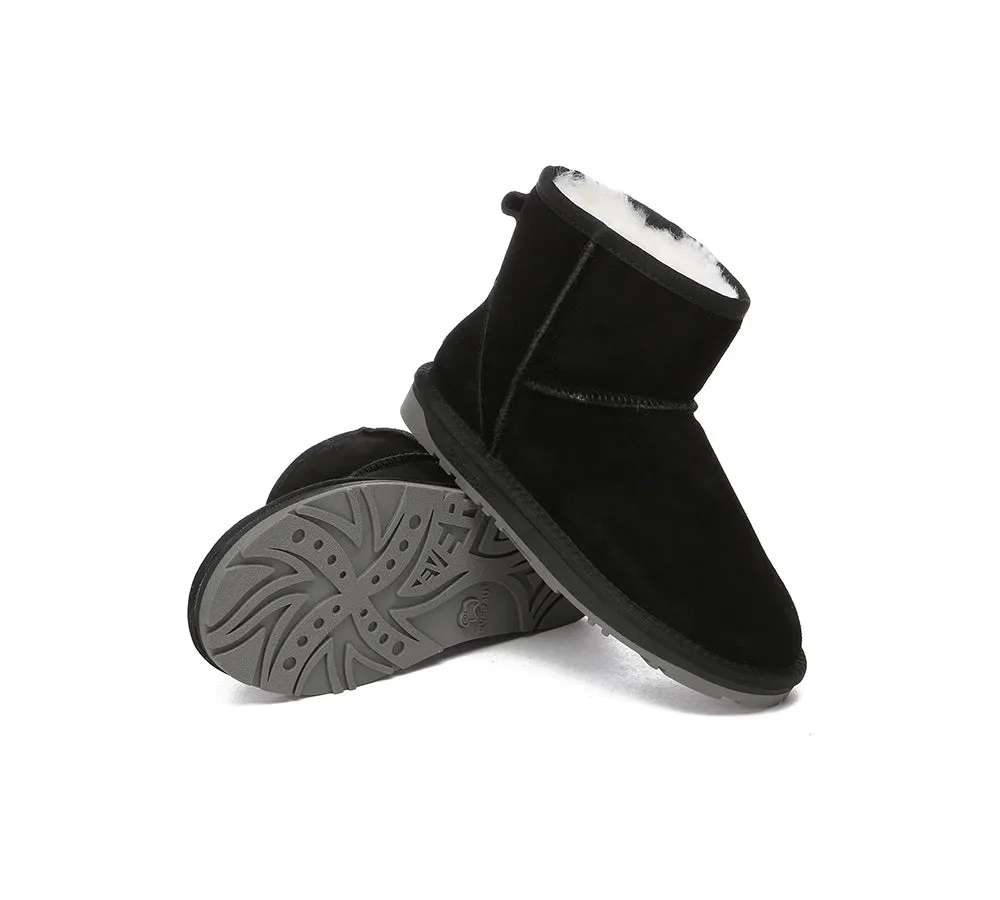 EVERAU® UGG Sheepskin Wool Ankle Boots Mini Classic Suede