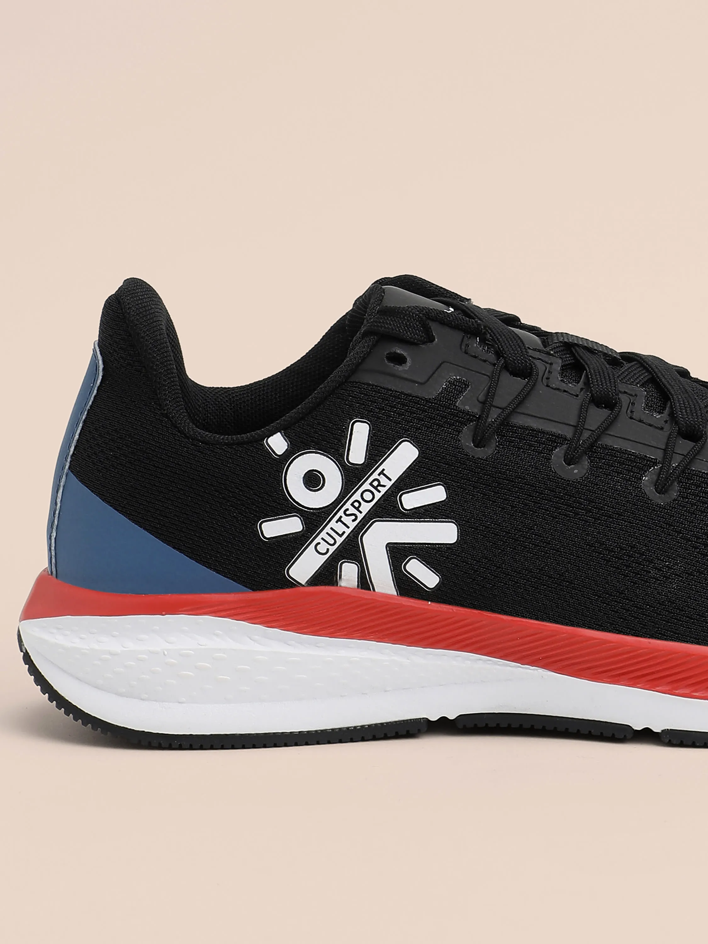 Firebird Women Running Shoes - Black/Red/Blue