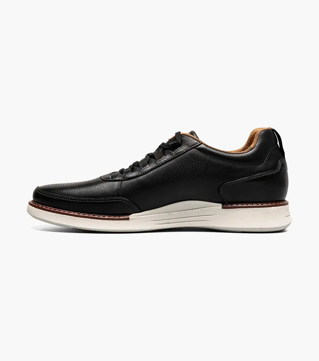 Florsheim Men's Lauch Elastic Lace Slip On Shoes Black