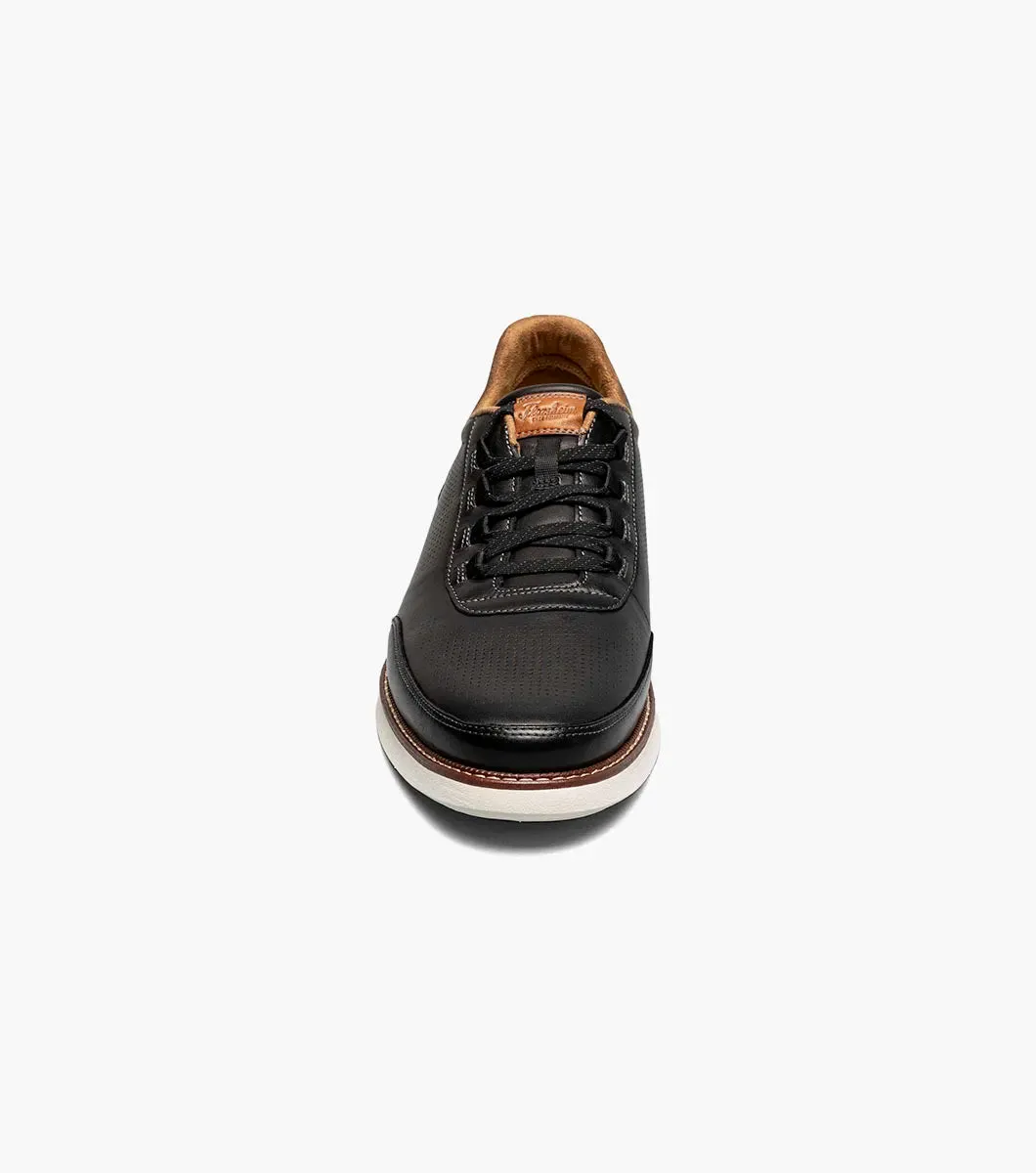 Florsheim Men's Lauch Elastic Lace Slip On Shoes Black