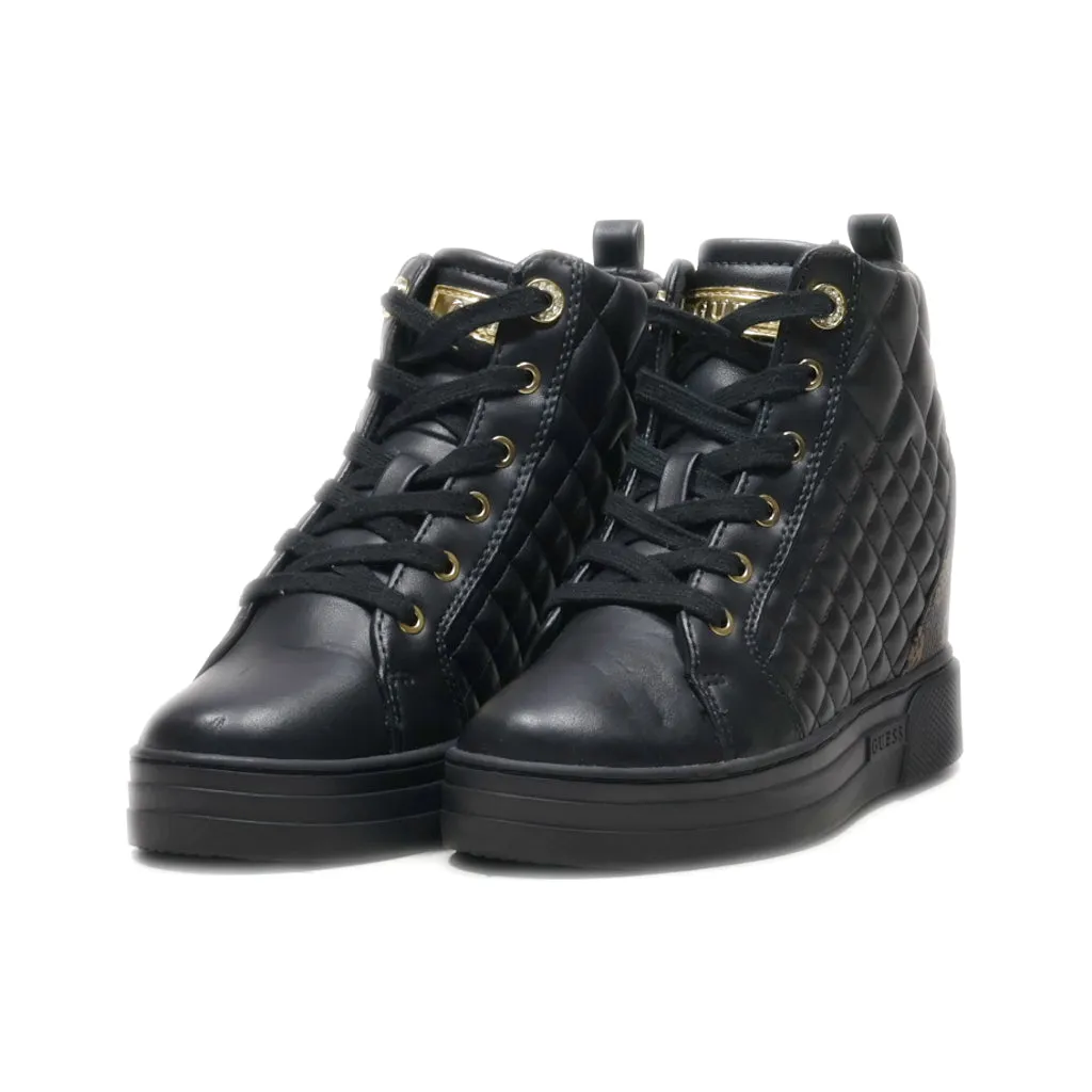 Guess Ankle Boots Pu Leather Black Colour For Kids