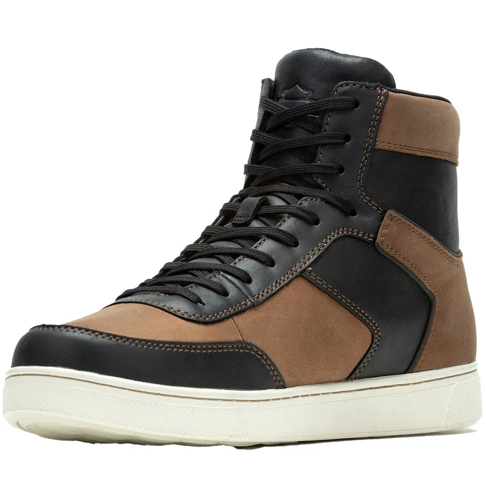 Harley-Davidson Men's Grady 5.25-Inch  Riding Sneaker Boots, Brown/Black D96304