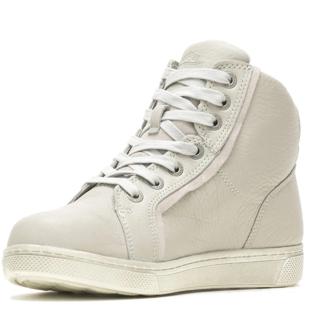 Harley-Davidson Women's Mackey 4-In. Grey Motorcycle Sneaker Boots, D87224