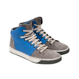 High Top Sneakers (Gray/Blue)