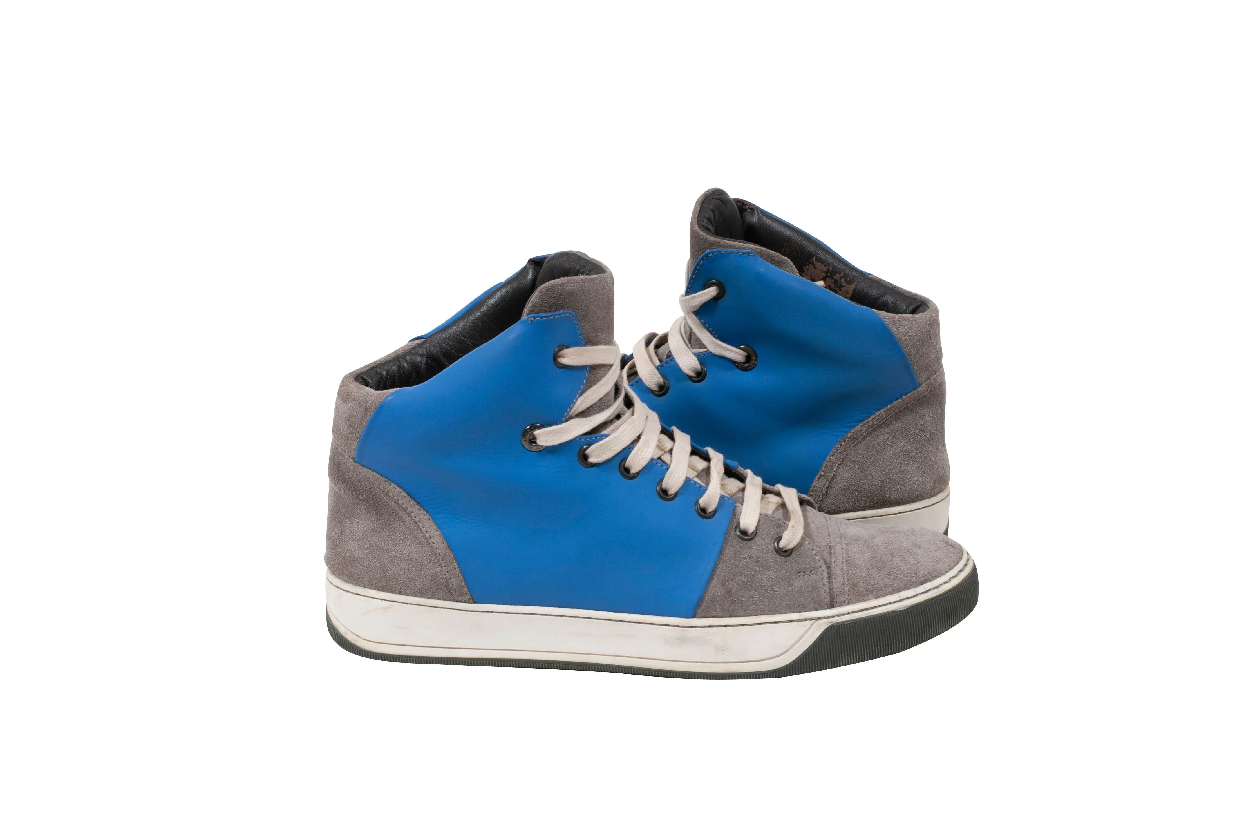 High Top Sneakers (Gray/Blue)