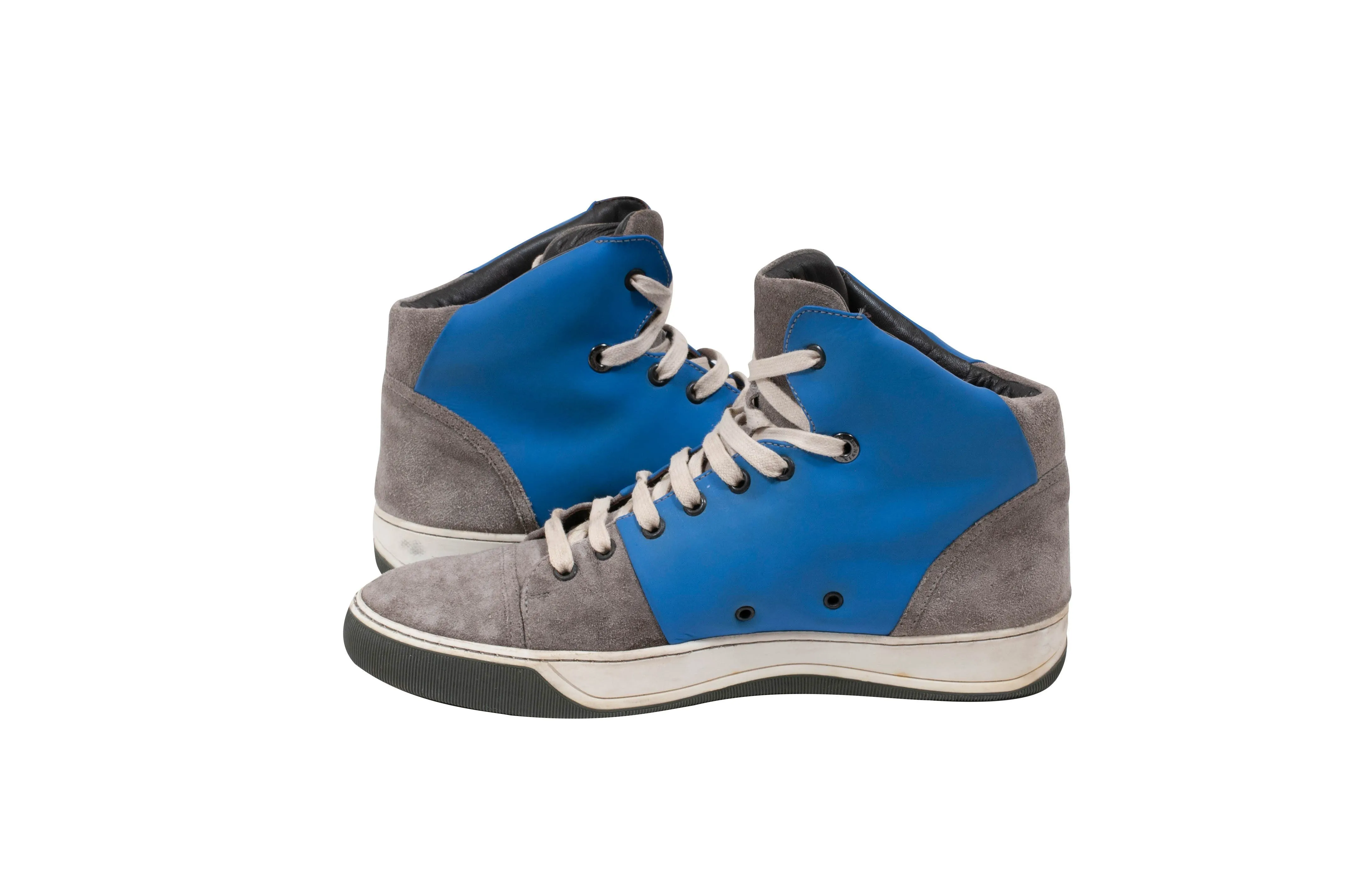 High Top Sneakers (Gray/Blue)
