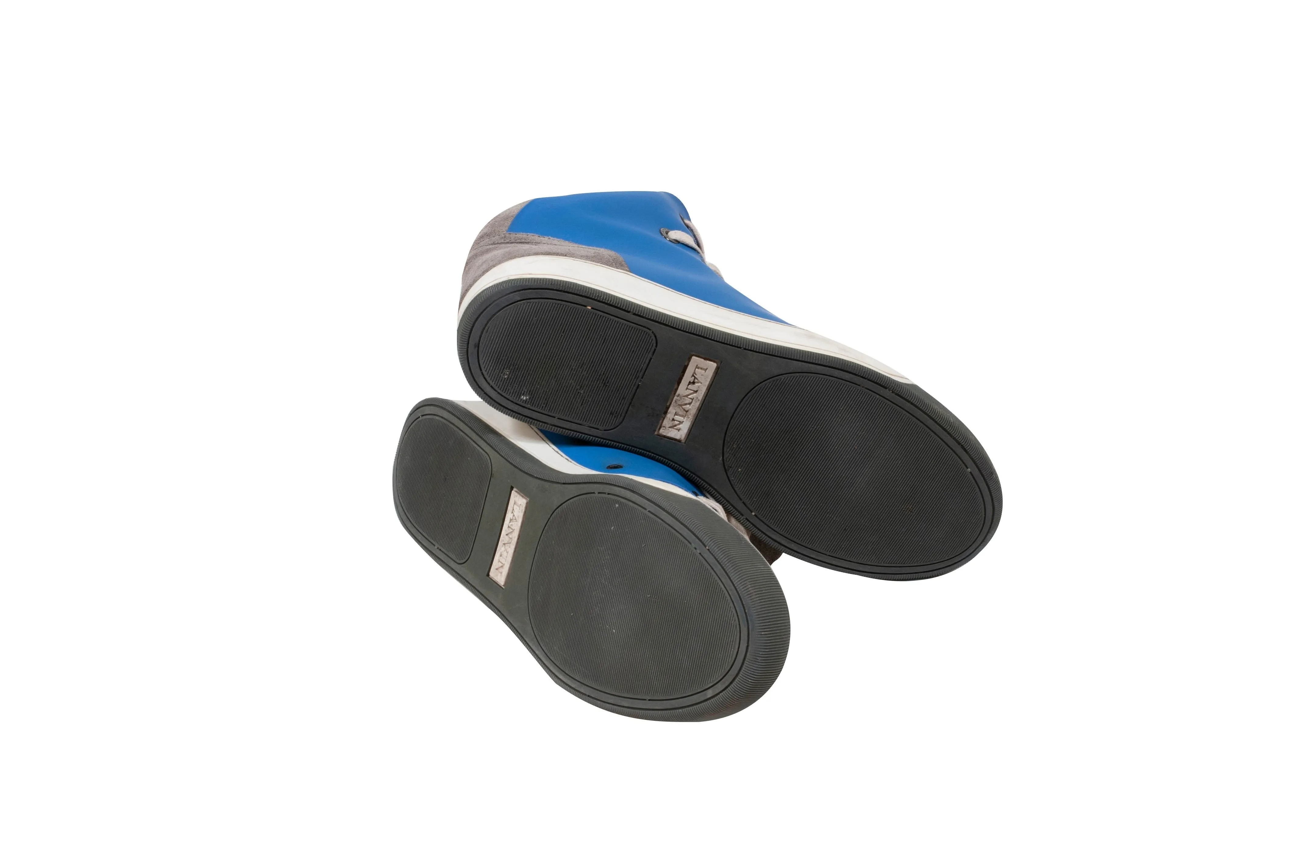 High Top Sneakers (Gray/Blue)