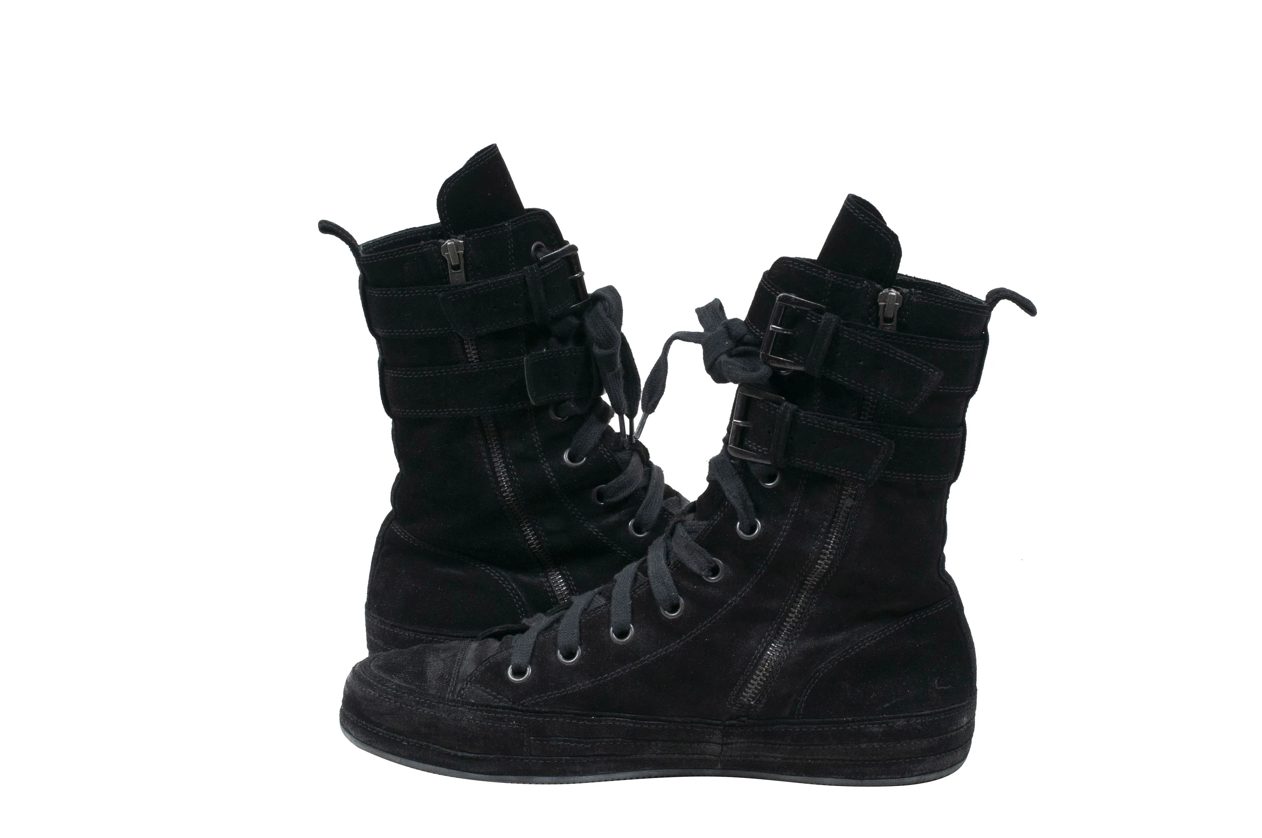 High Top Suede Sneakers