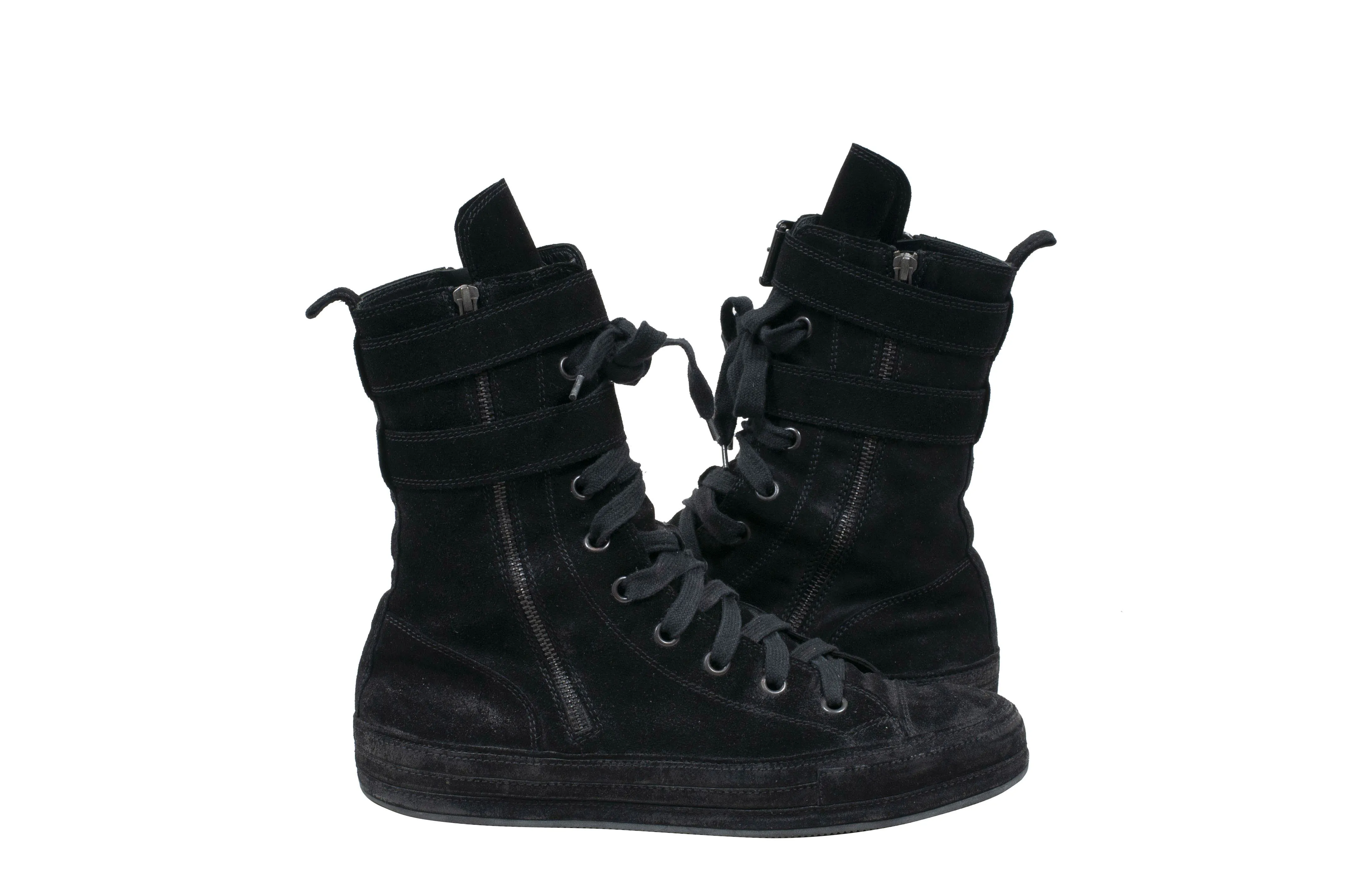 High Top Suede Sneakers
