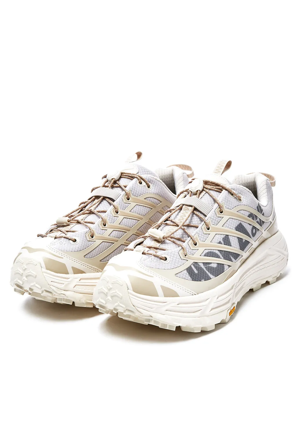 Hoka Mafate Three2 Trainers - Eggnog/Shifting Sand