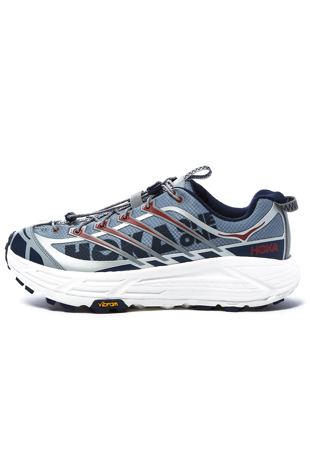 Hoka Mafate Three2 Trainers - Limestone / Outer Space