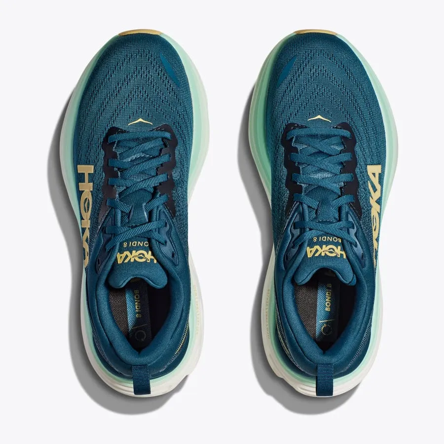 Hoka Men's Bondi 8 Running Shoes Midnight Ocean / Bluesteel