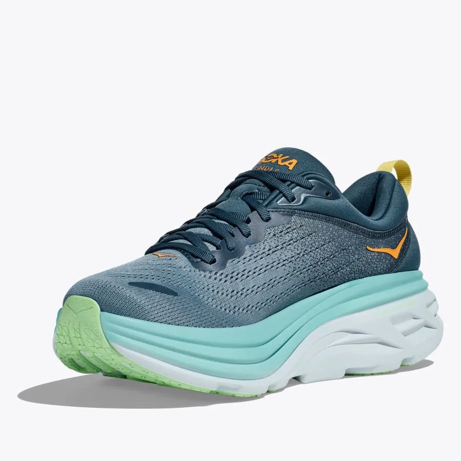 Hoka Men's Bondi 8 Running Shoes Real Teal / Shadow
