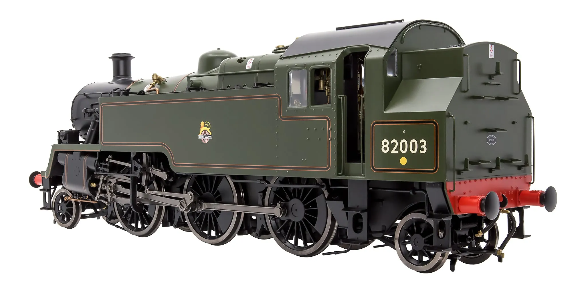 LHT-S-8206 O Gauge BR 3MT Lined Green Early Crest 82003