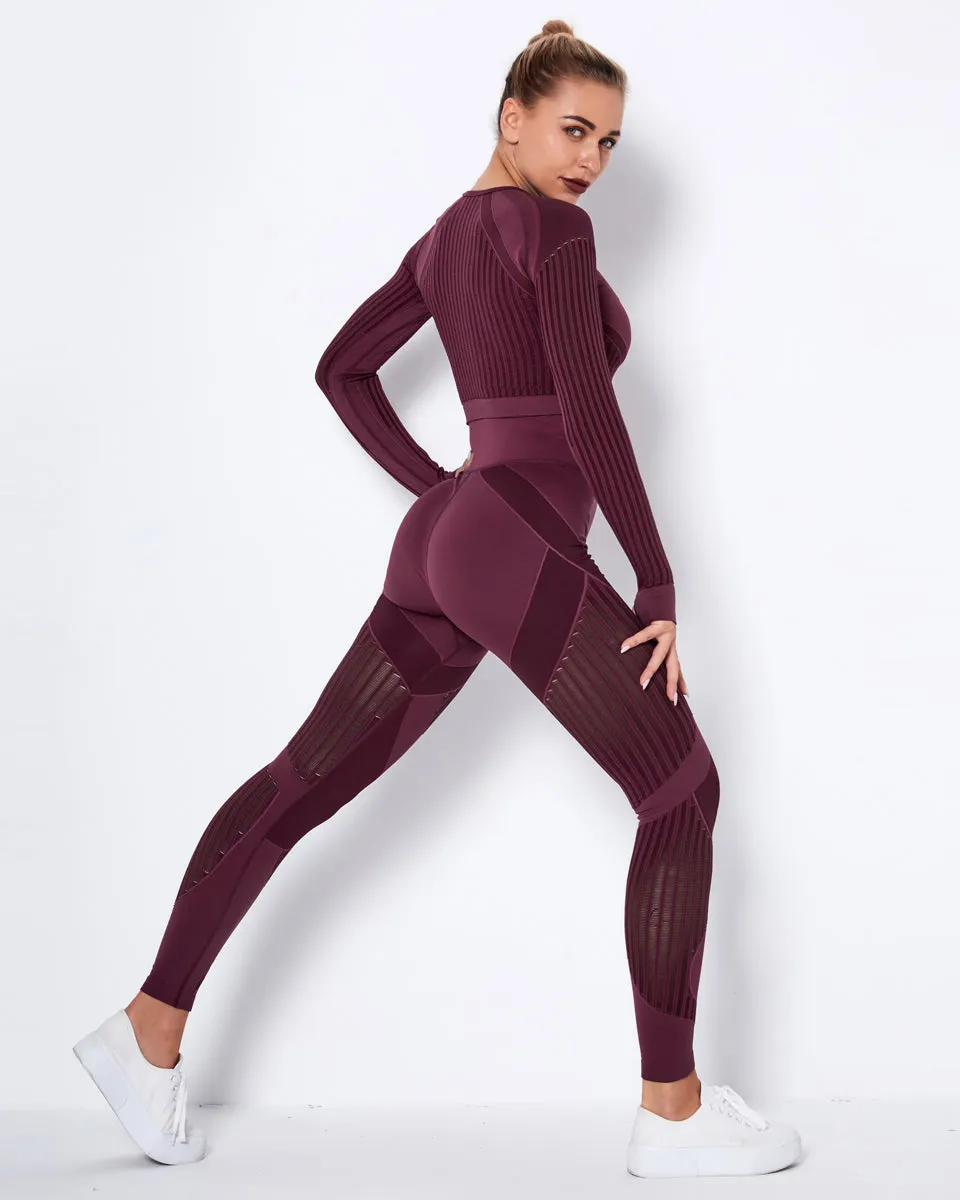 Lorica Long Sleeve - Burgundy
