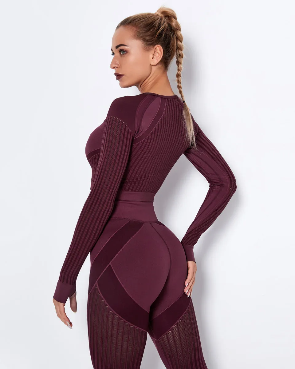 Lorica Long Sleeve - Burgundy
