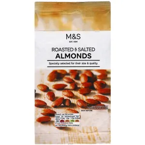 M&S Food Roasted & Salted Almonds 150g