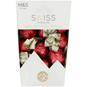 M&S Food Swiss Chocolatier Dark Chocolate Truffles 205g