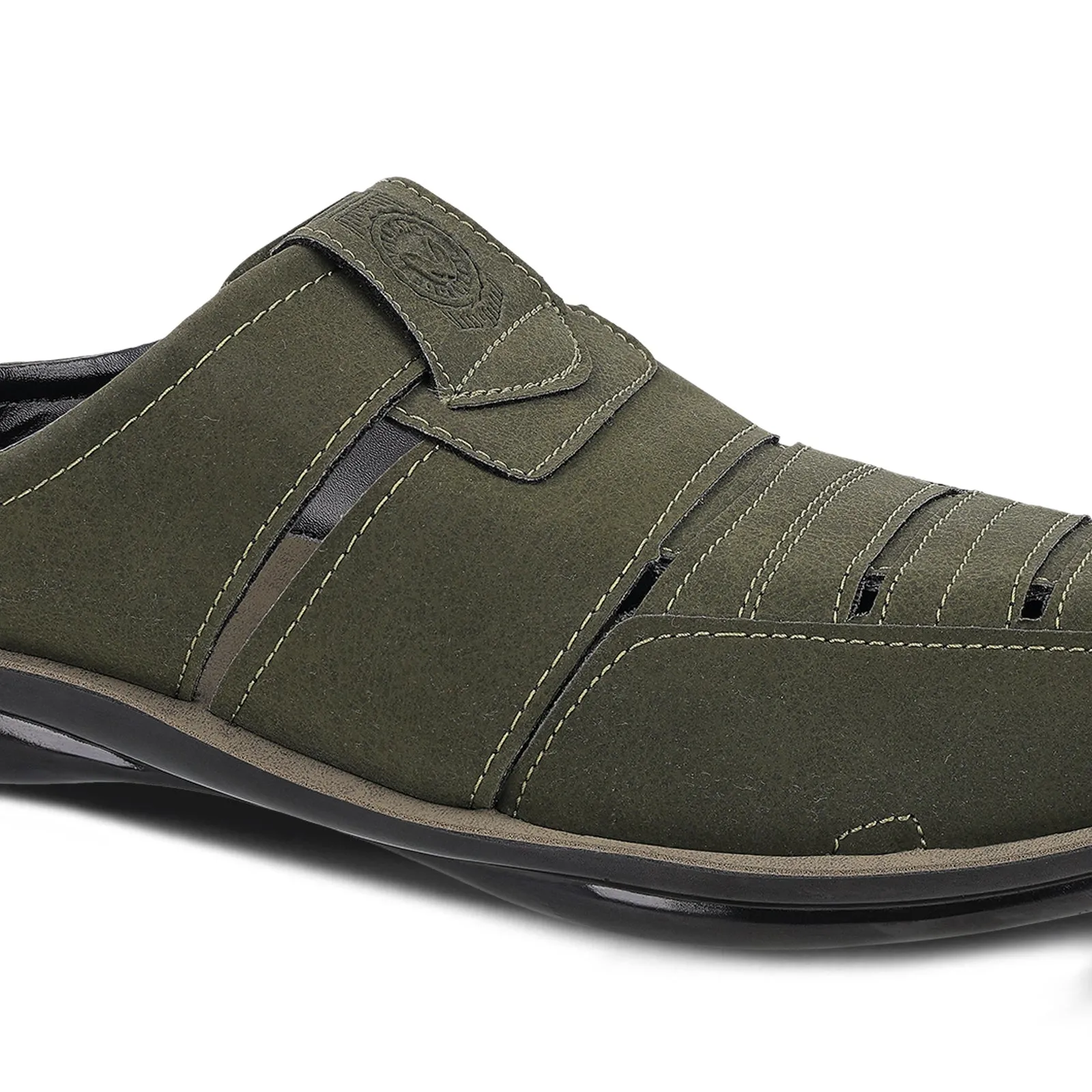 Men's Fisherman Sandals  - WG5638 Olive