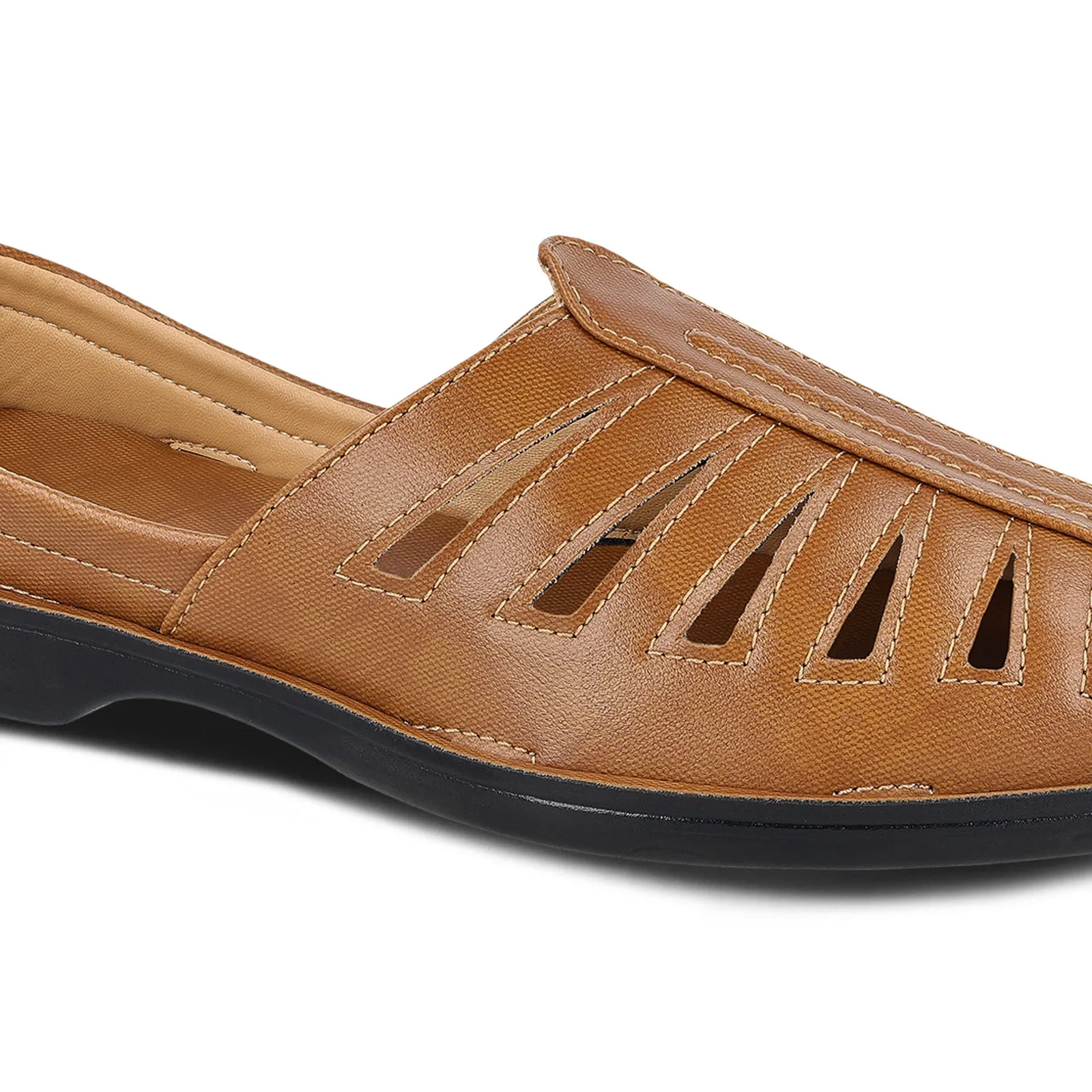 Men's Mojaris Sandals  - WG5583 Camel