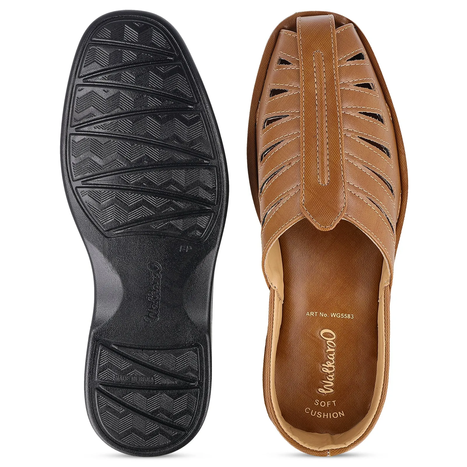 Men's Mojaris Sandals  - WG5583 Camel