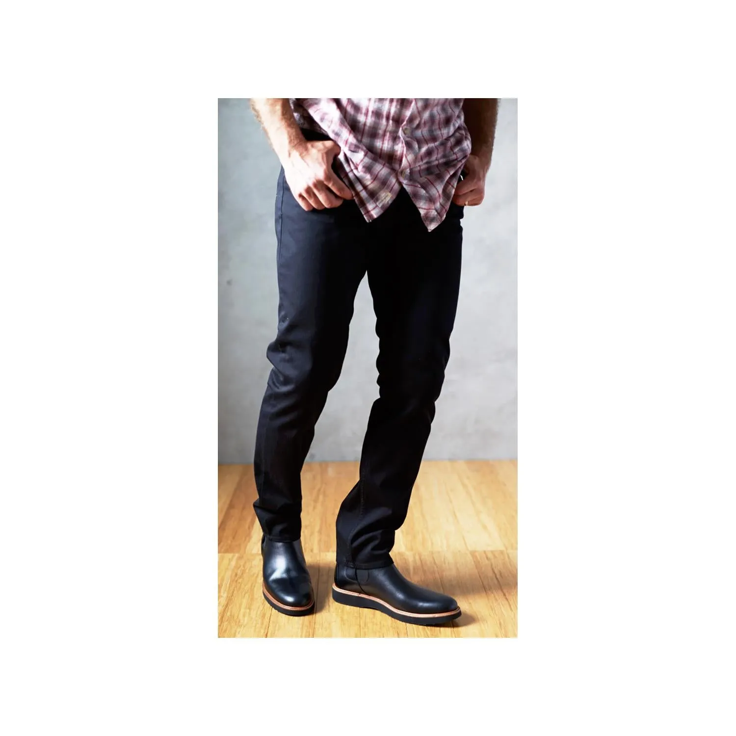Men's Samuel Hubbard 24 Seven Black Leather
