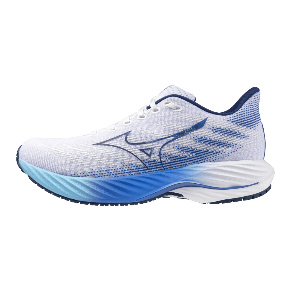 Mizuno Wave Rider 28 AW24 Women's - White/Mugen Blue/River Blue