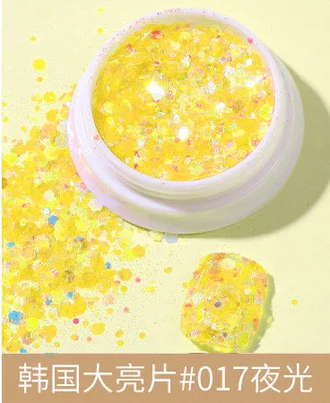Nail Decorations for Nail Art Ins Wind Glitter Hybrid Laser Hexagon Sequins