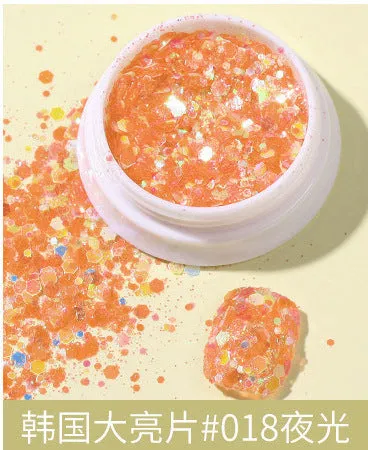 Nail Decorations for Nail Art Ins Wind Glitter Hybrid Laser Hexagon Sequins