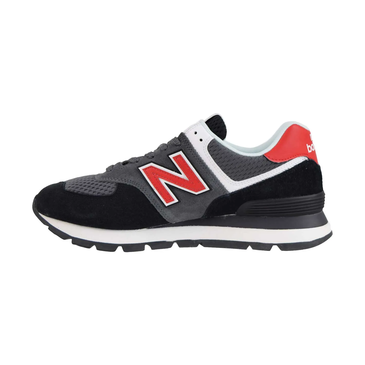 New Balance Classic 574 Rugged Men's Shoes Black-Grey-Red