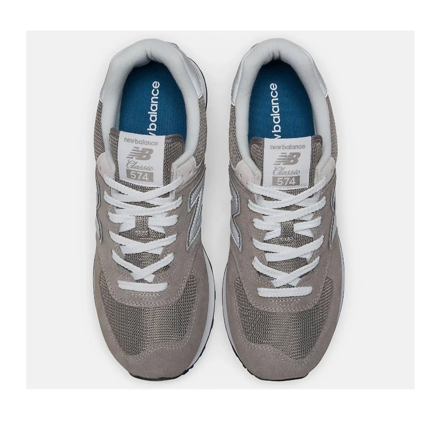 New Balance Men's 574 Core in Grey/White