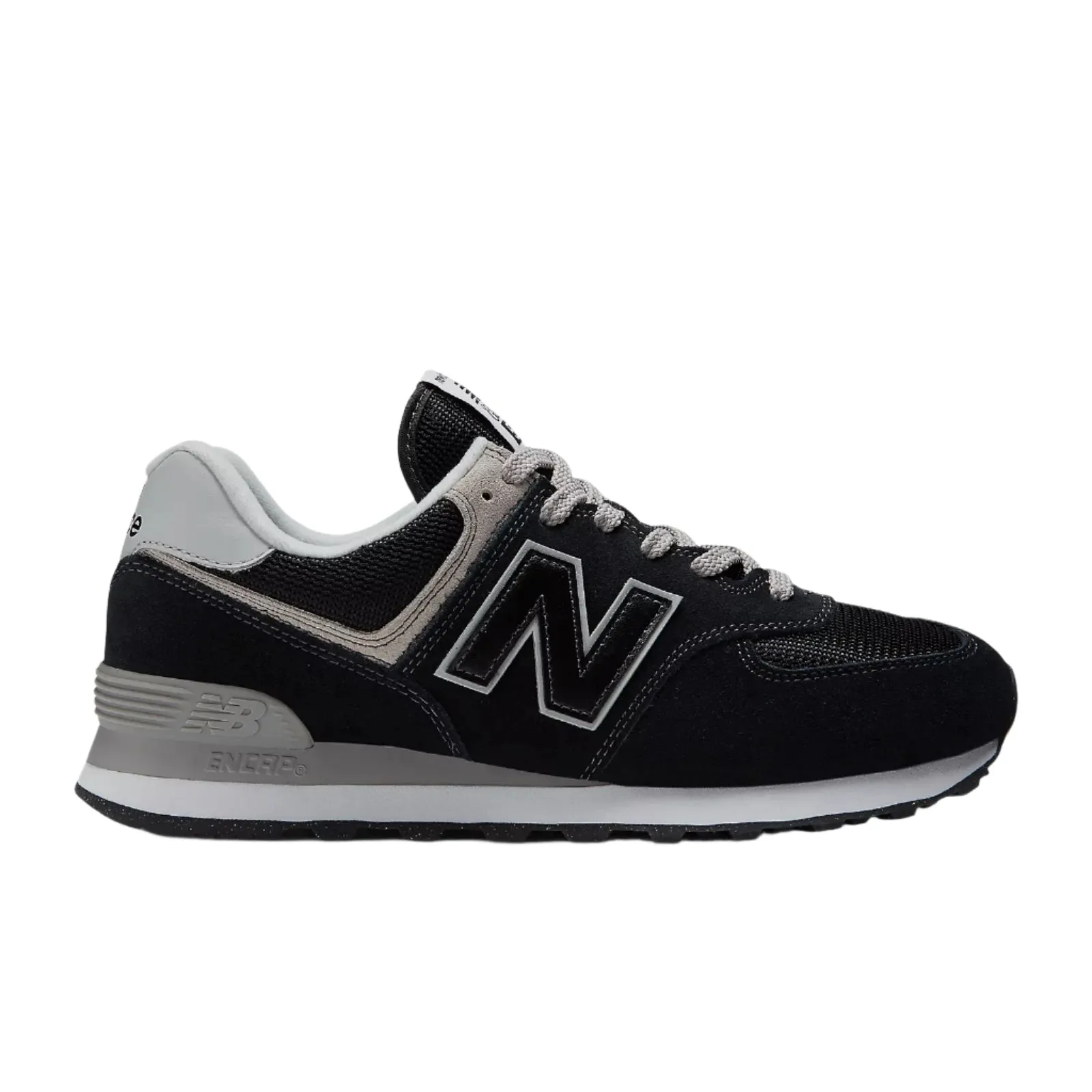 New Balance Men's 574 Core Sneaker - Black/White