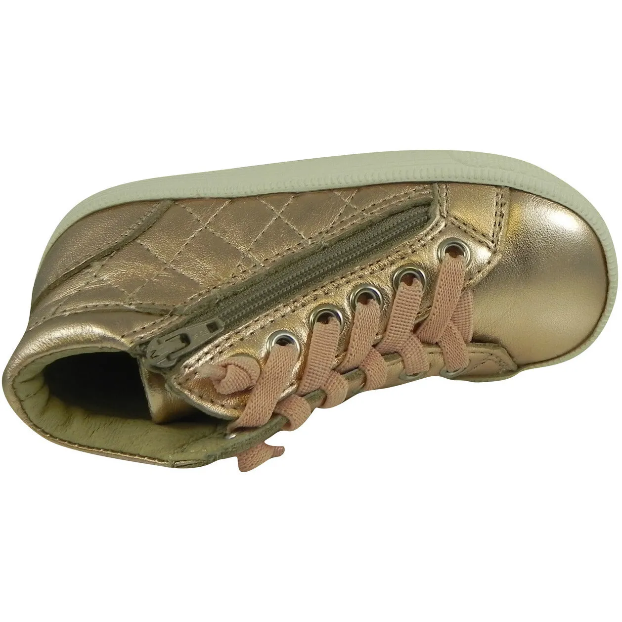 Old Soles Girl's 1041 Copper Eazy Quilt Sneaker
