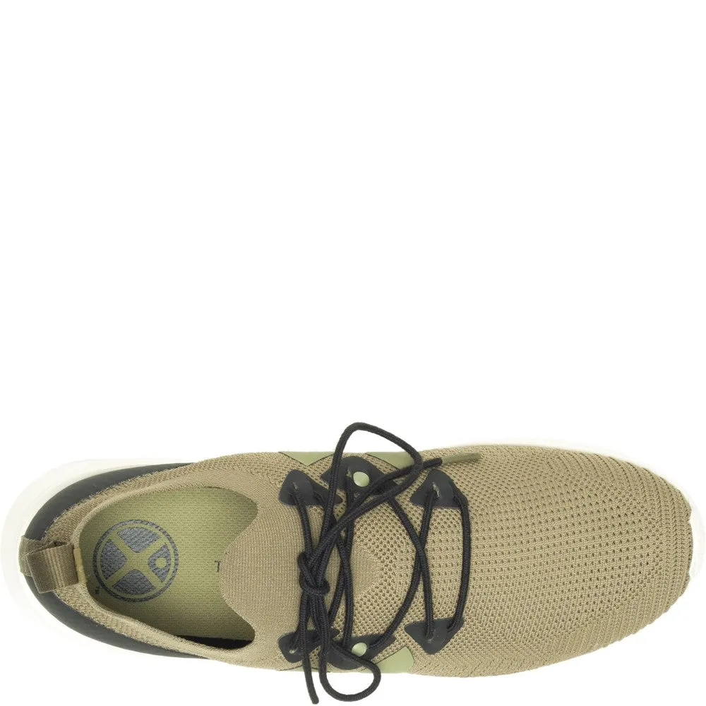 Olive Spark Lace Up Trainers