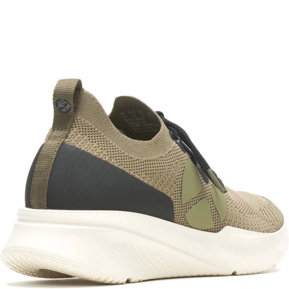 Olive Spark Lace Up Trainers