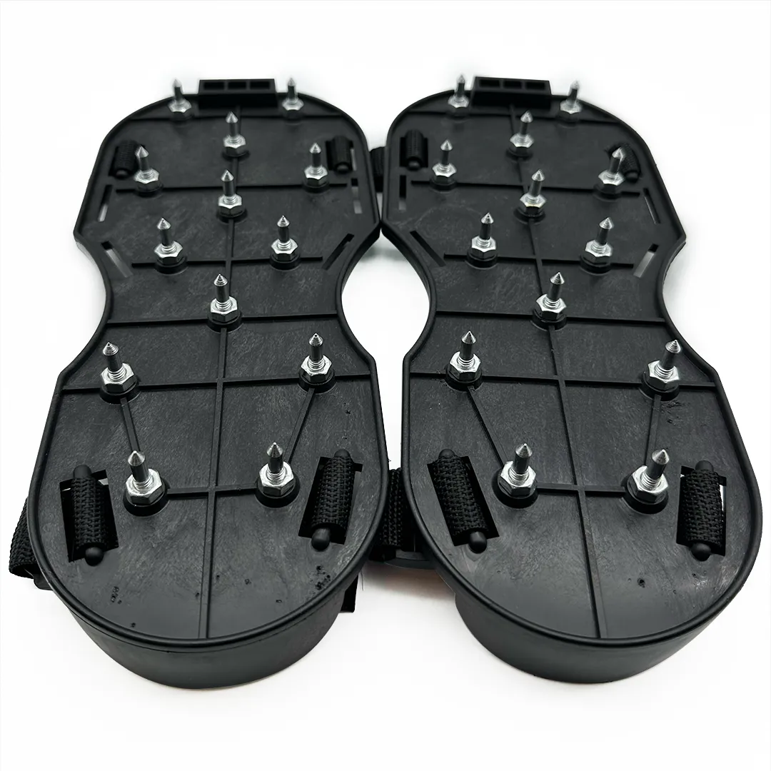 PaintAccess Black Plastic Spiked Shoes for Floor Painting
