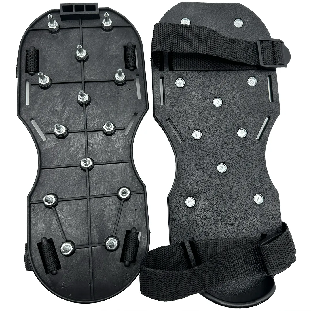 PaintAccess Black Plastic Spiked Shoes for Floor Painting