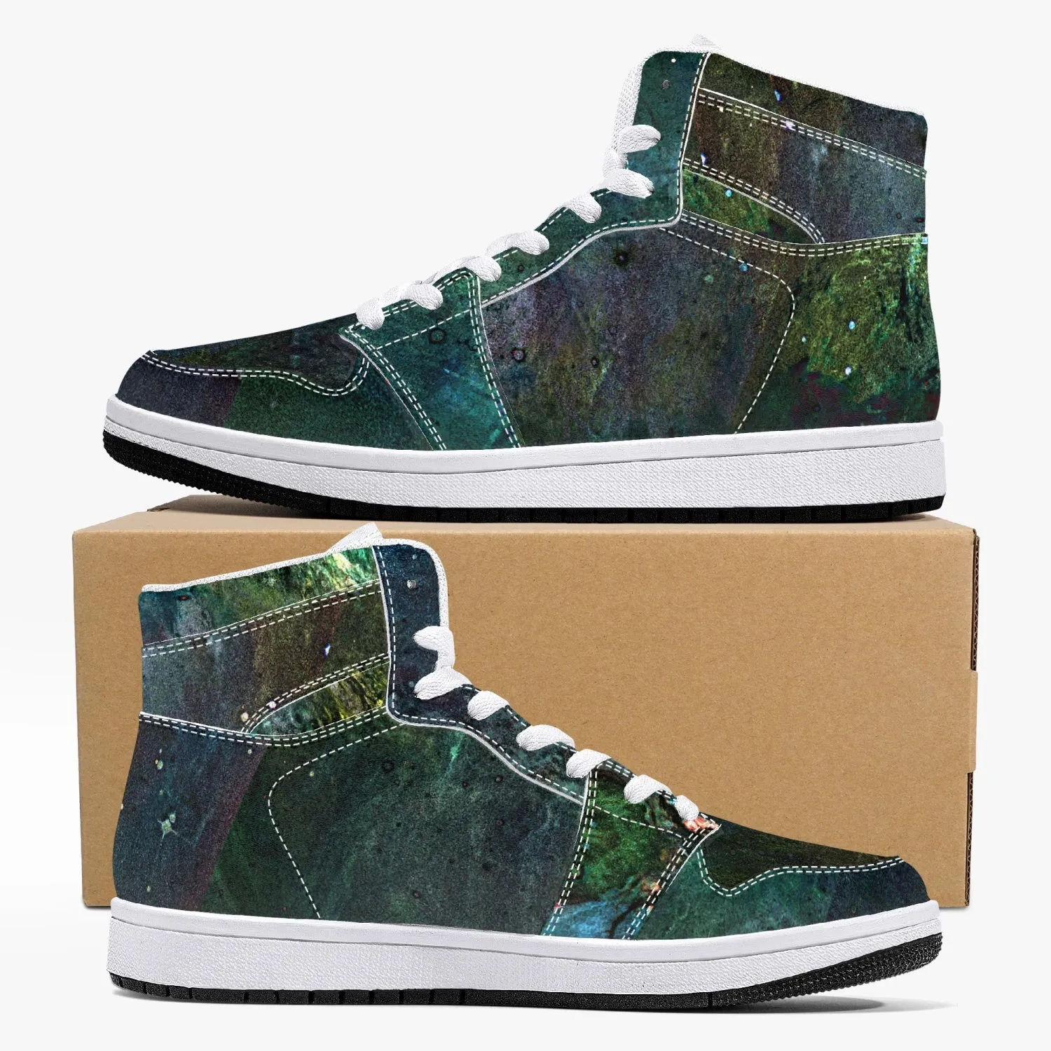 Pandora Psychedelic Split-Style High-Top Sneakers