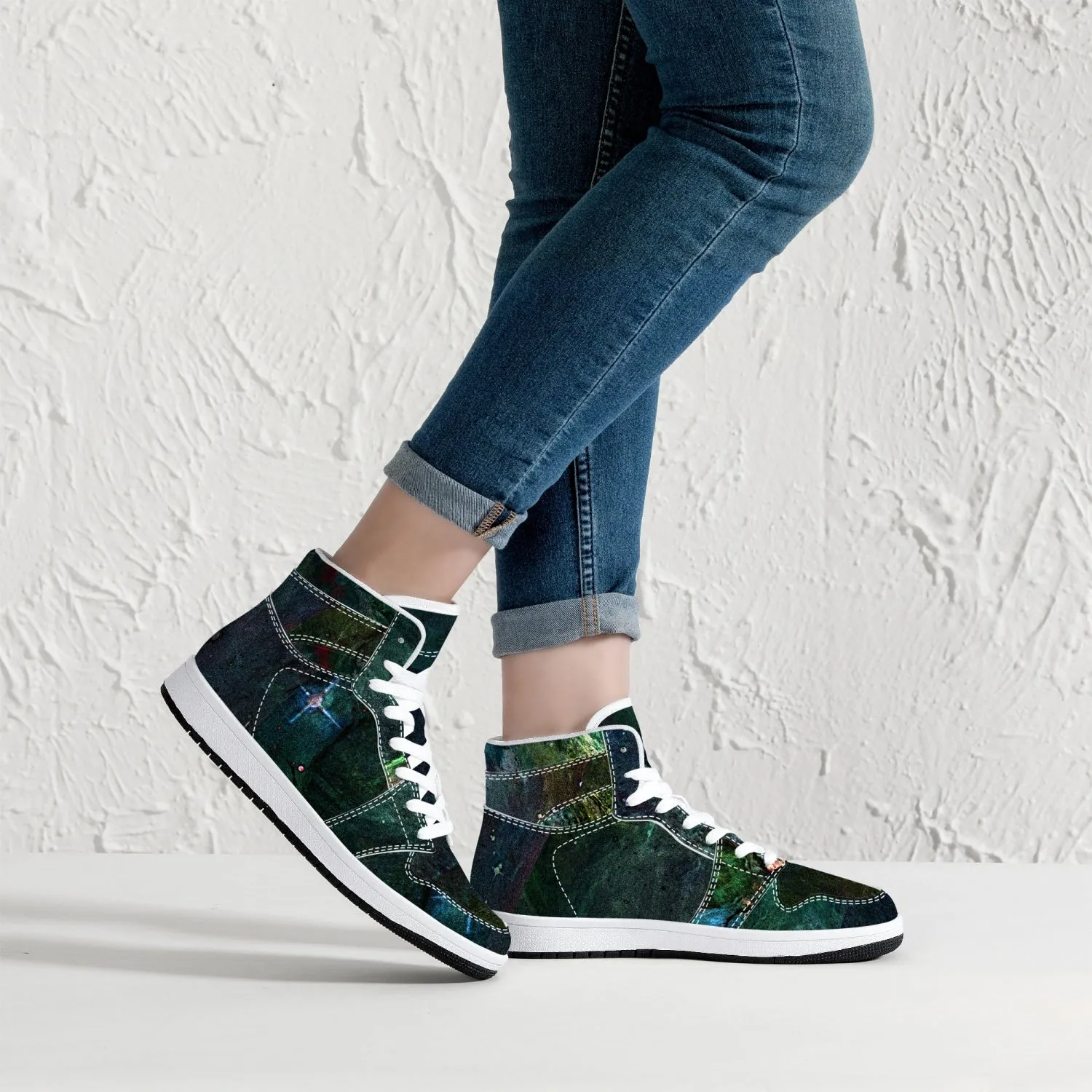 Pandora Psychedelic Split-Style High-Top Sneakers