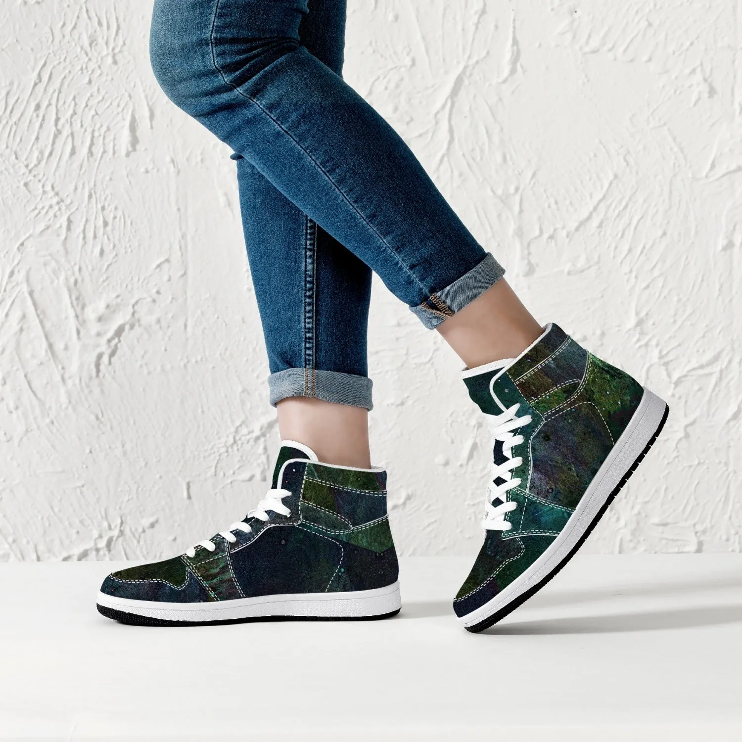 Pandora Psychedelic Split-Style High-Top Sneakers