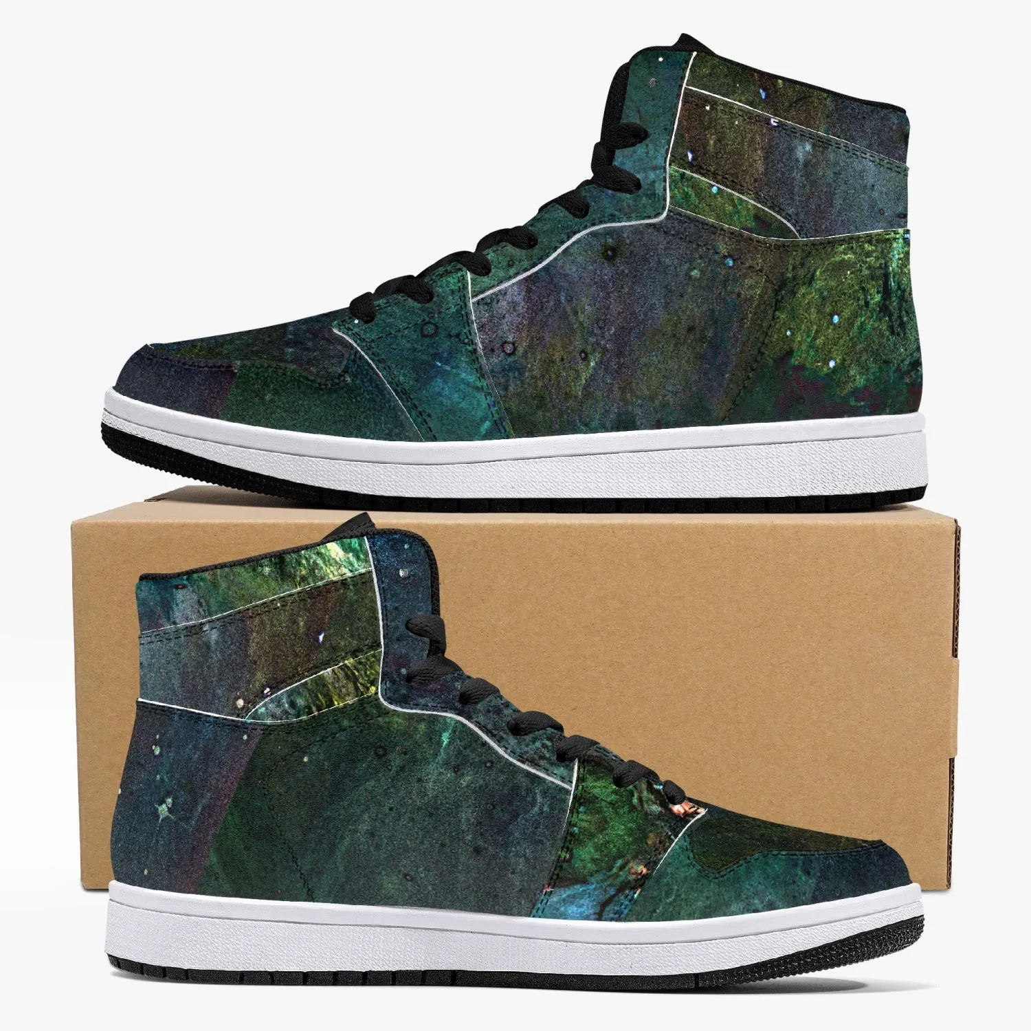 Pandora Psychedelic Split-Style High-Top Sneakers