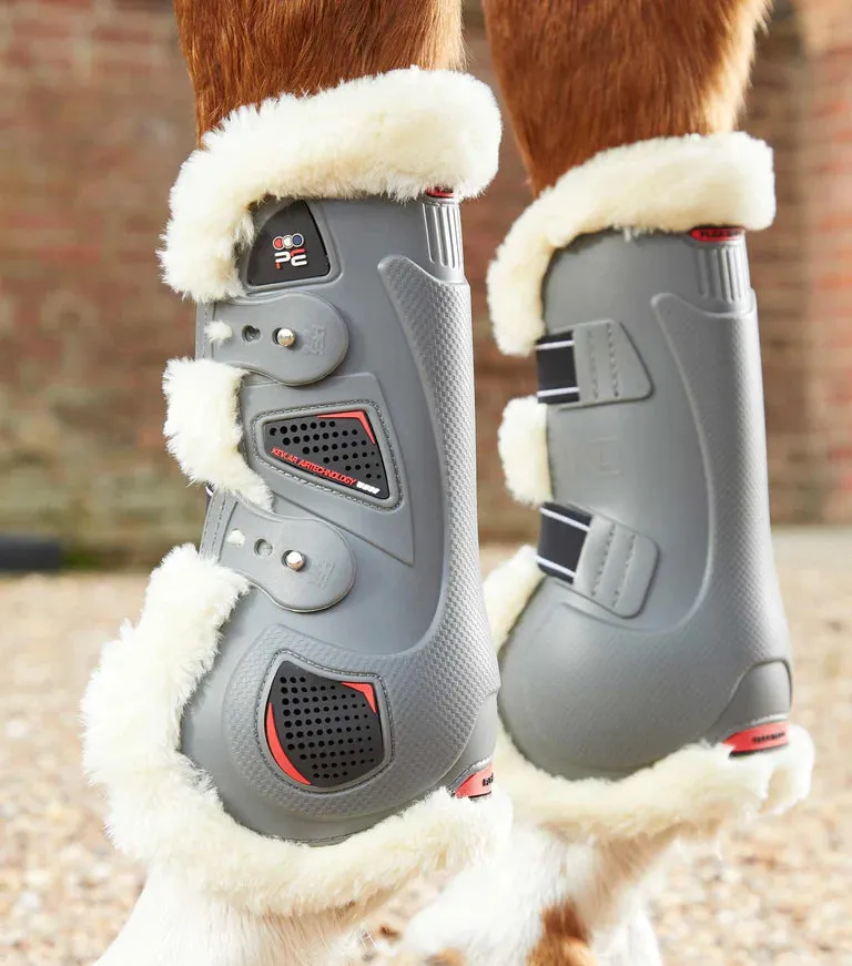 PE Kevlar Airtechnology Fur Lined Tendon Show Jump Boots