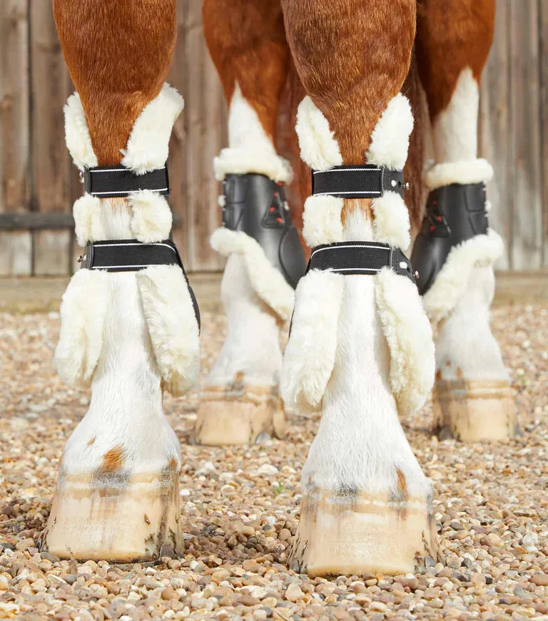 PE Kevlar Airtechnology Fur Lined Tendon Show Jump Boots