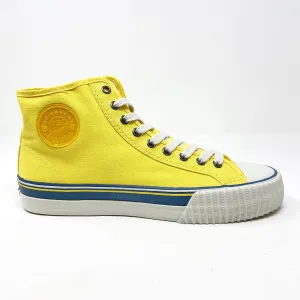 PF Flyers Center Hi Yellow White Womens Retro Casual Sneakers PM11OH2H