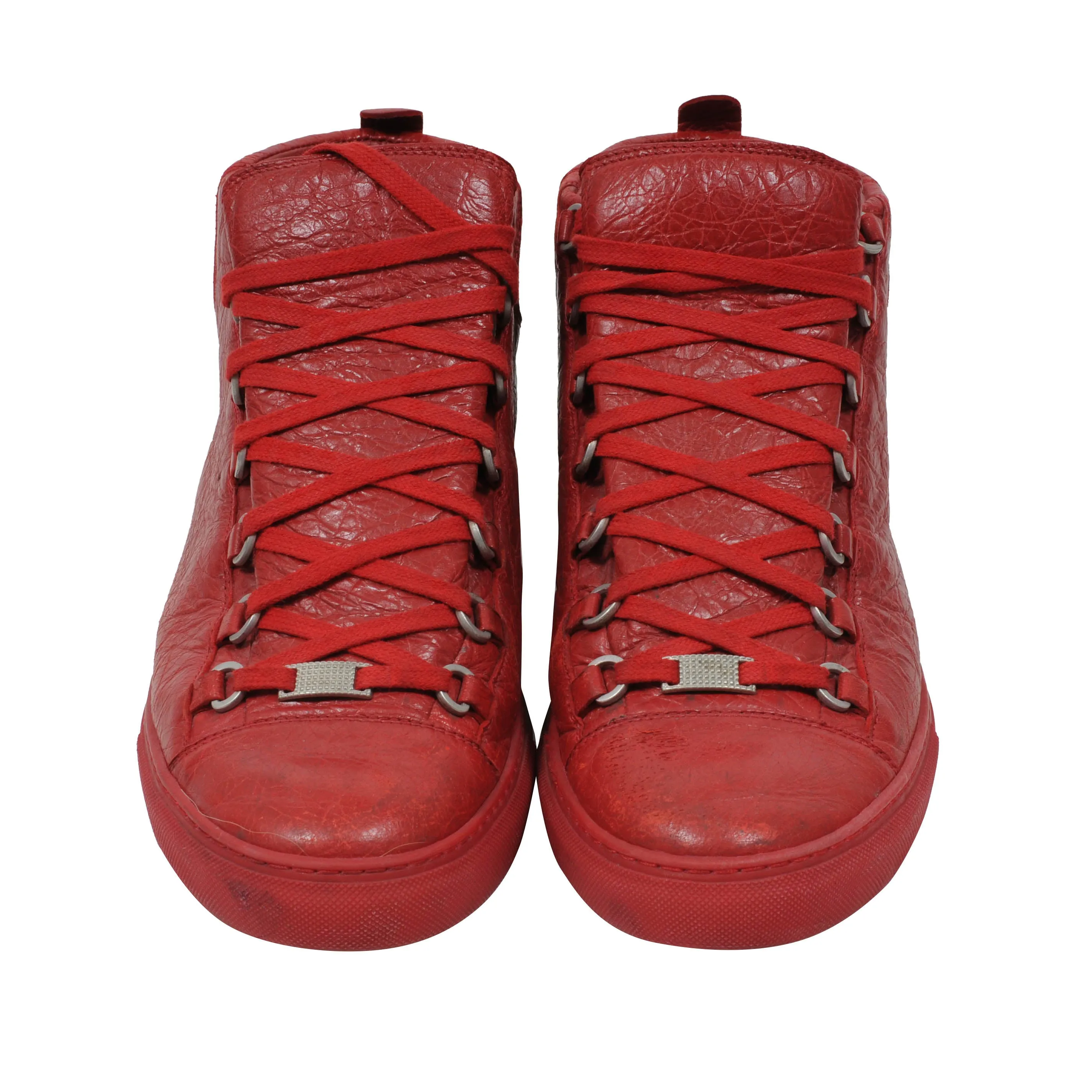 Red High Top Arenas Sneakers