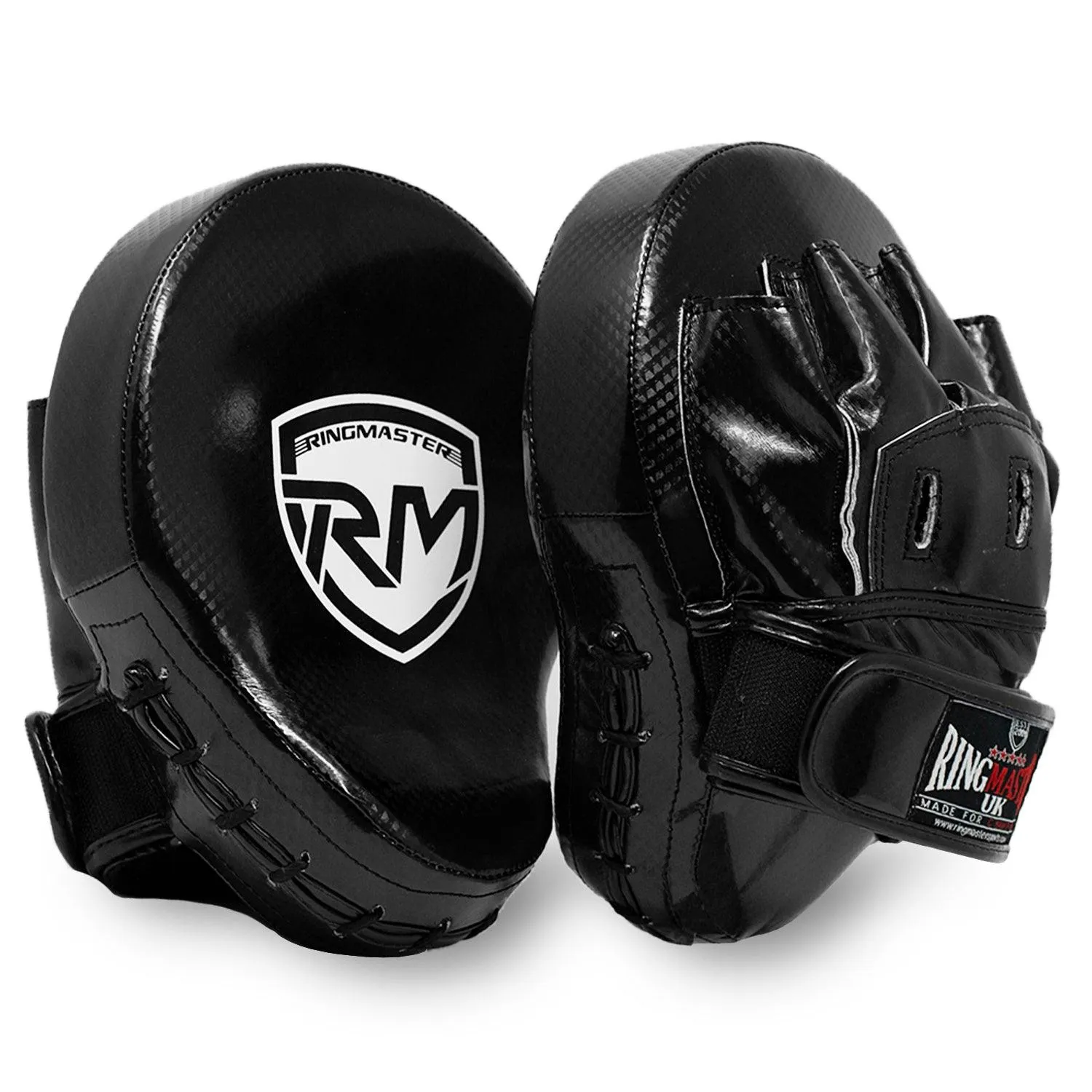 RingMaster Sports Ultralight Focus Pads Carbon Leather One Size Black