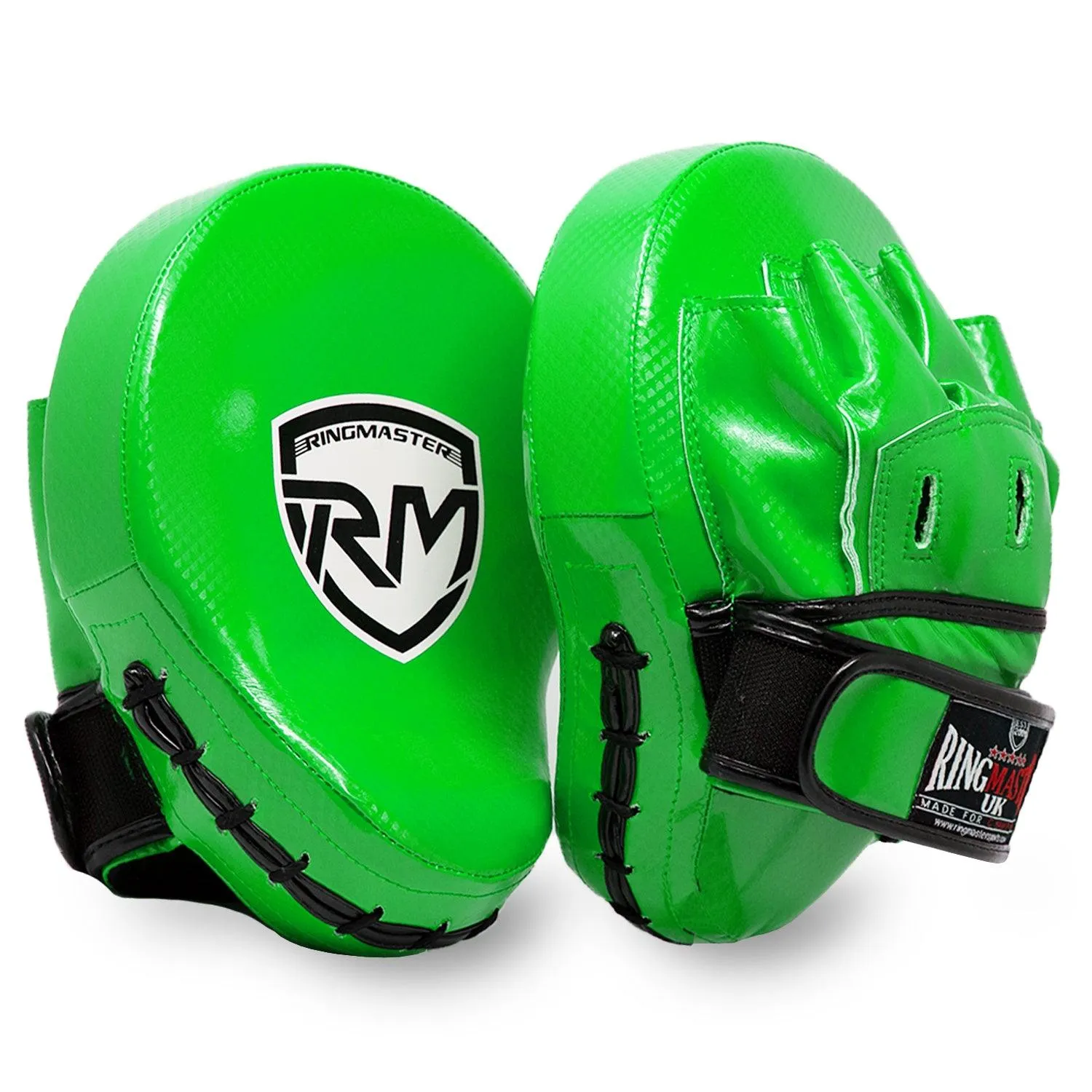 RingMaster Sports Ultralight Focus Pads Carbon Leather One Size Green