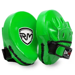 RingMaster Sports Ultralight Focus Pads Carbon Leather One Size Green