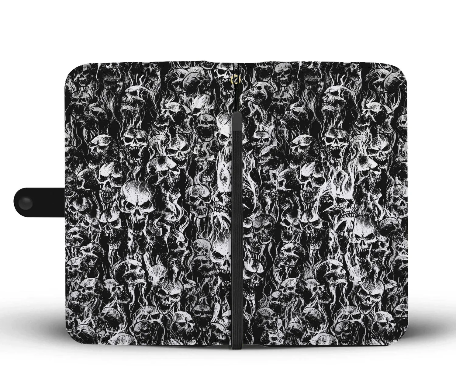 Smoke Skull Black And White Version